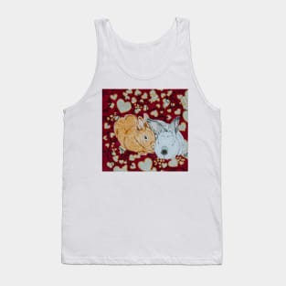 Bunny Anytime Valentines - Design Fourteen Tank Top